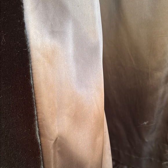 Elegant Vintage Borgazia Fairmoor Black Double-Breasted faux fur Coat - Picture 3 of 5